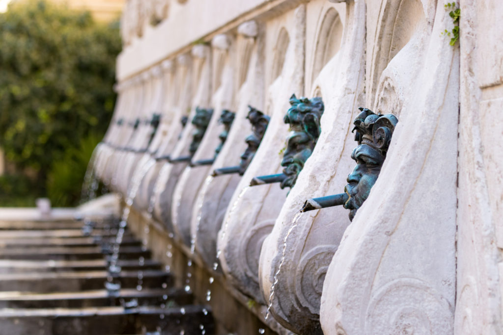 Fountain “del Calamo”, Fountain “of the thirteen spouts” Ancona