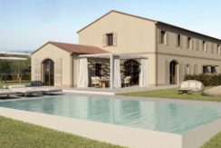 Porzione di casale di nuova costruzione con ampio giardino a Sirolo, zona Coppo